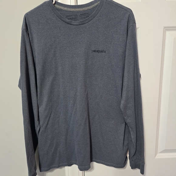 Patagonia Blue Crew Neck Tee - Picture 2 of 3
